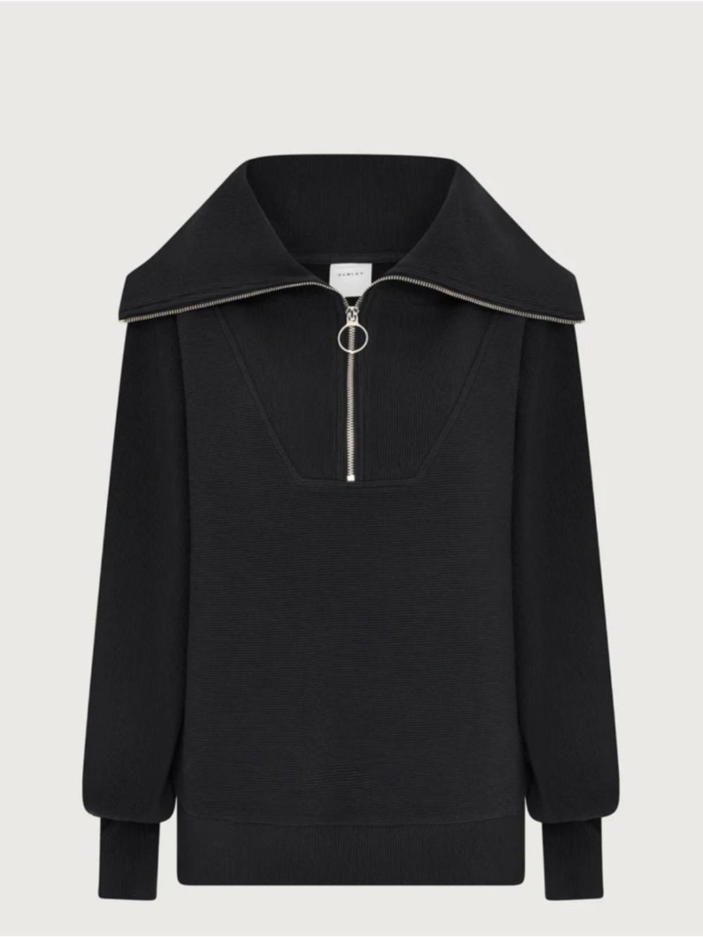 Varley Vine Half-Zip Pullover Black Medium - Picture 5 of 6